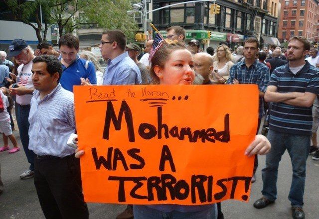 "Elizabeth" from NYC told us, "I wasn't too upset about Islamic extremism after 9/11, but after the murders in the wake of those Muslim cartoons, I got involved."